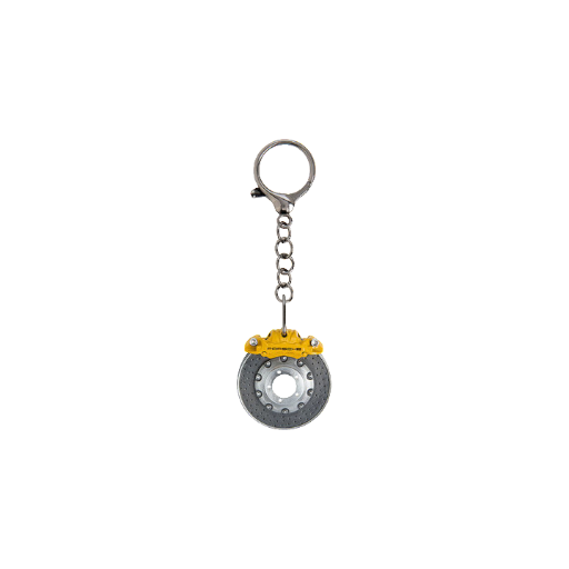 LLAVERO DISCO DE FRENO CALIPER AMARILLO